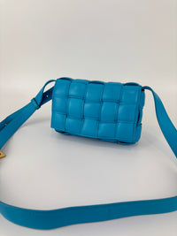 Padded Cassette Bag in Pool Blue GHW