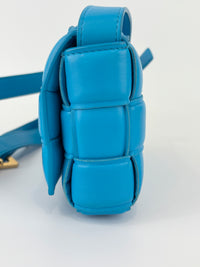 Padded Cassette Bag in Pool Blue GHW