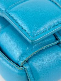 Padded Cassette Bag in Pool Blue GHW