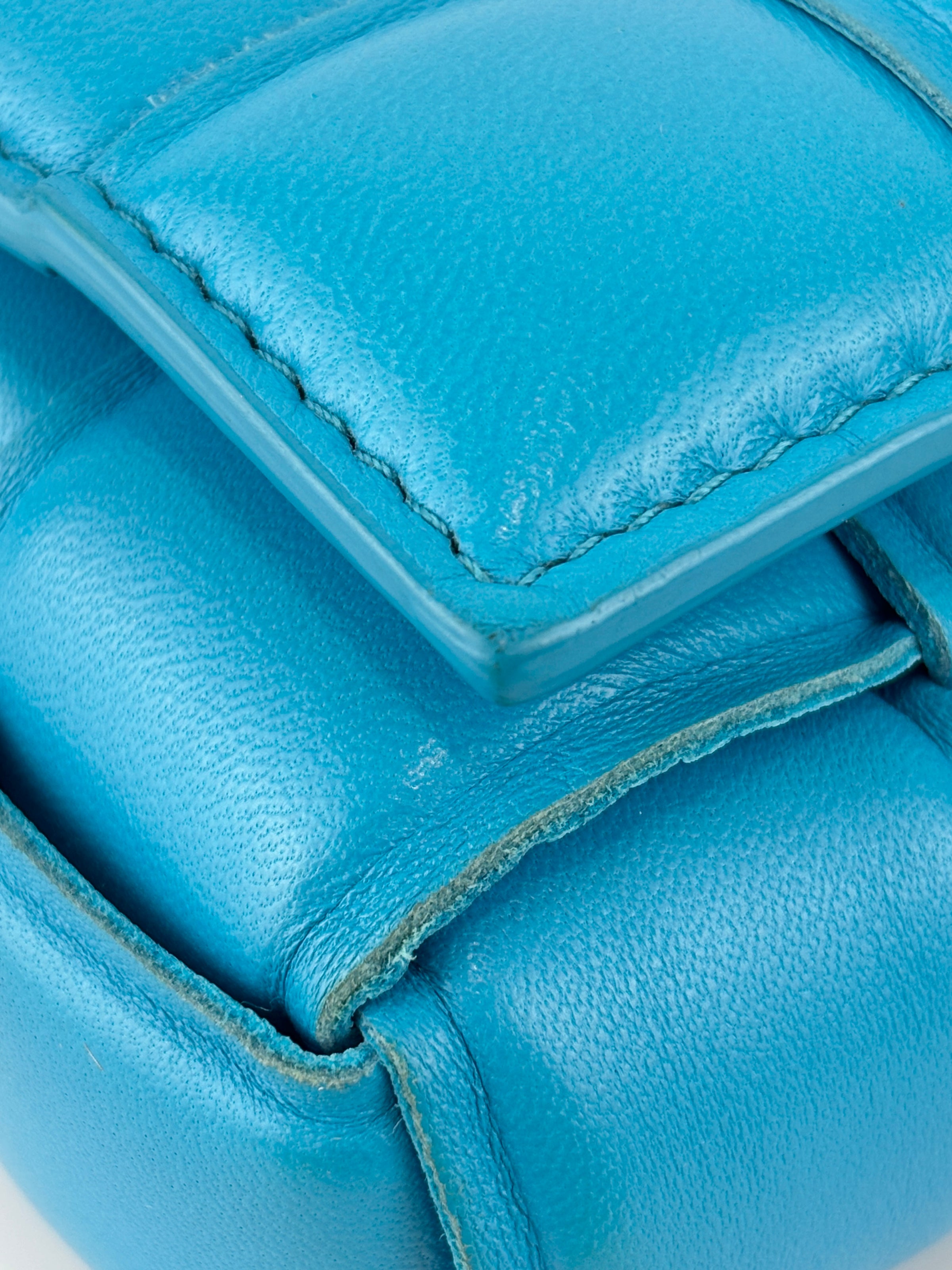 Padded Cassette Bag in Pool Blue GHW