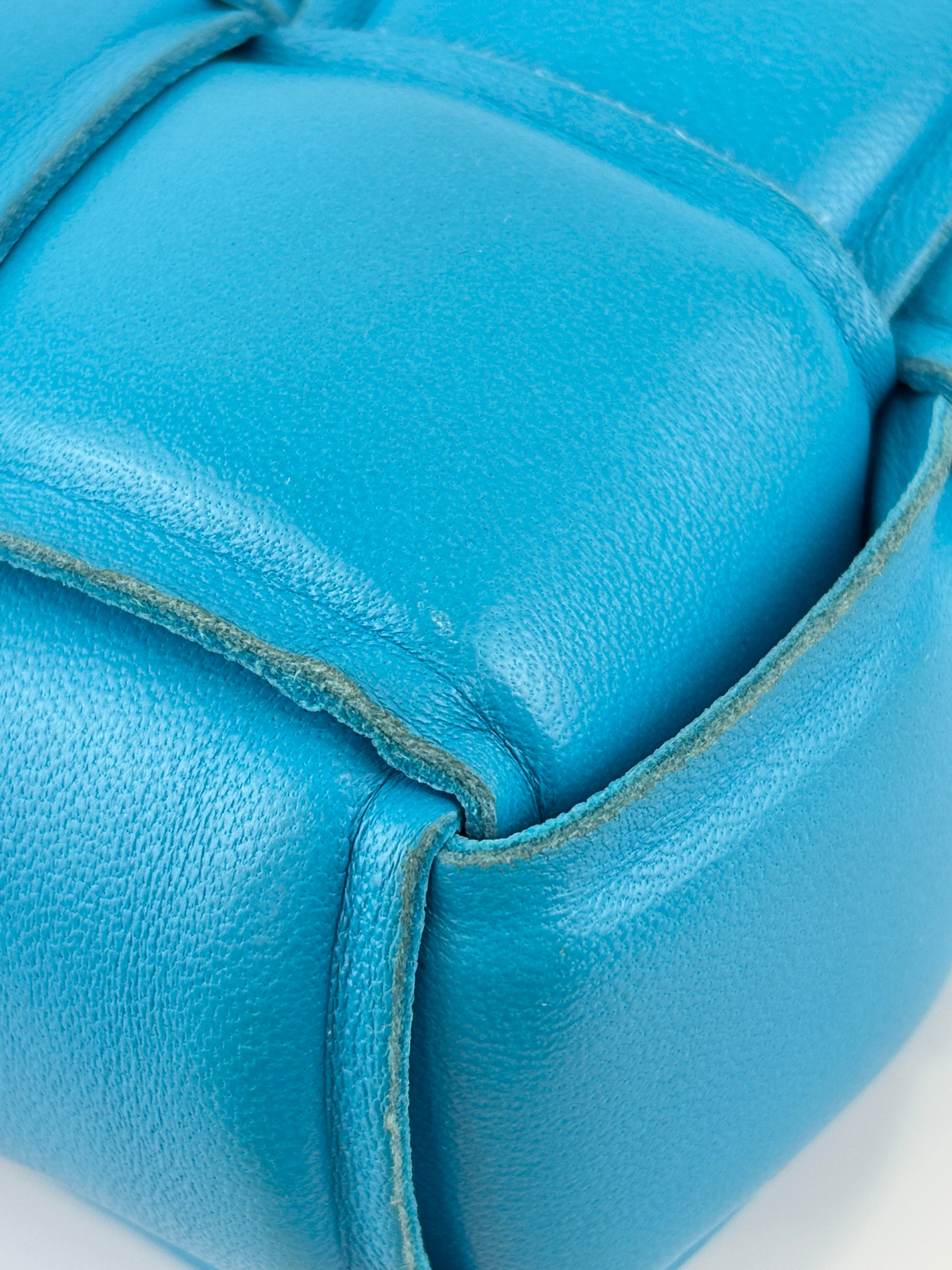 Padded Cassette Bag in Pool Blue GHW