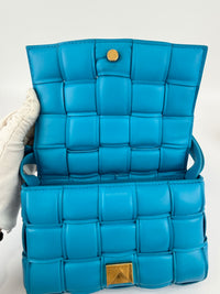 Padded Cassette Bag in Pool Blue GHW