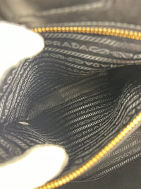 Prada 1BA113 Baltico Saffiano and Soft Calfskin Leather Small Top Handle Crossbody Bag