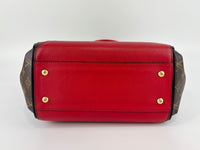 M40459 Kimono Tote in Monogram Canvas and Cerise Red Calfskin