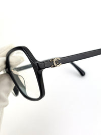Chanel A71441 Butterfly Blue-Light Glasses Black Acetate