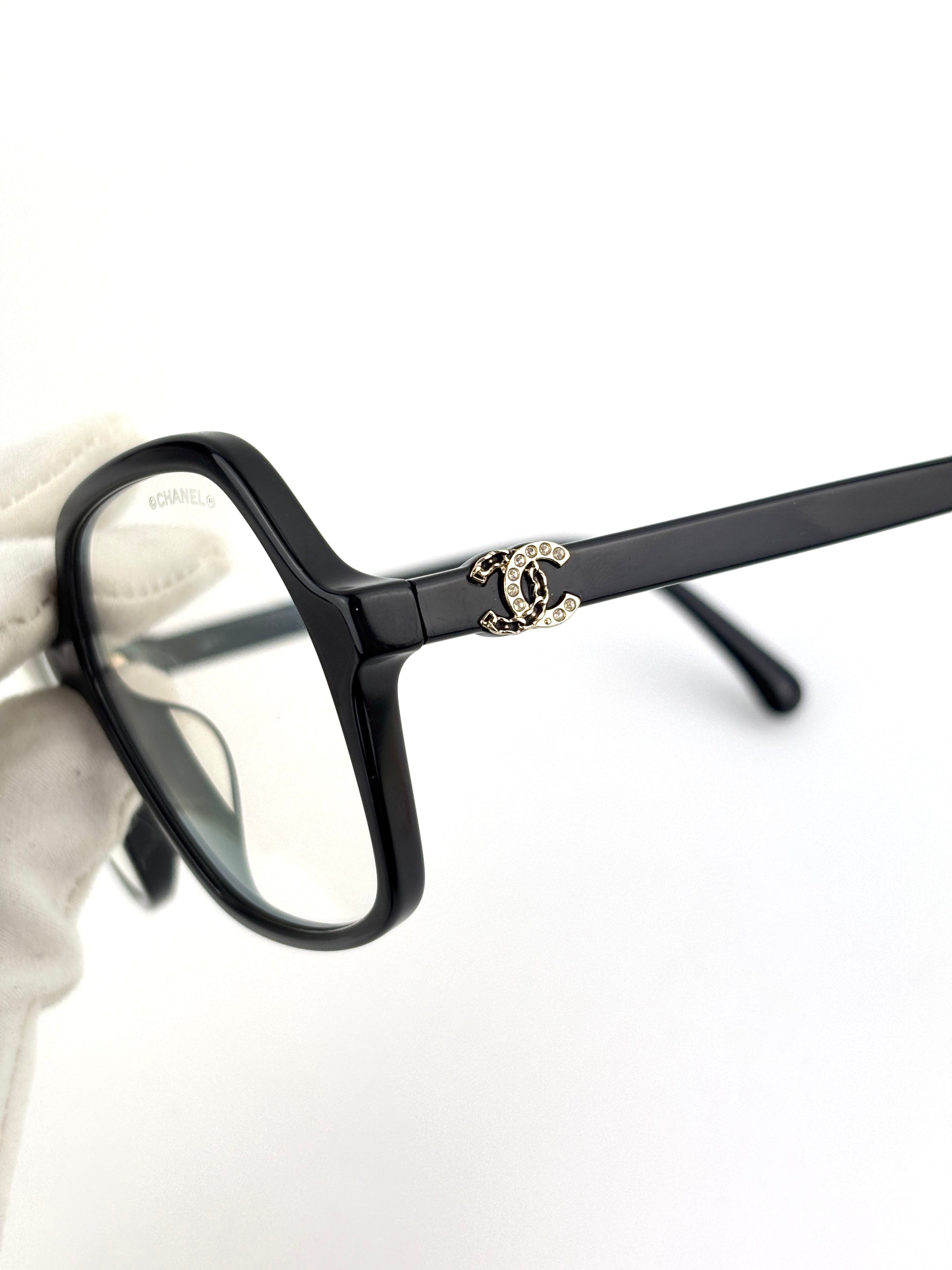 Chanel A71441 Butterfly Blue-Light Glasses Black Acetate