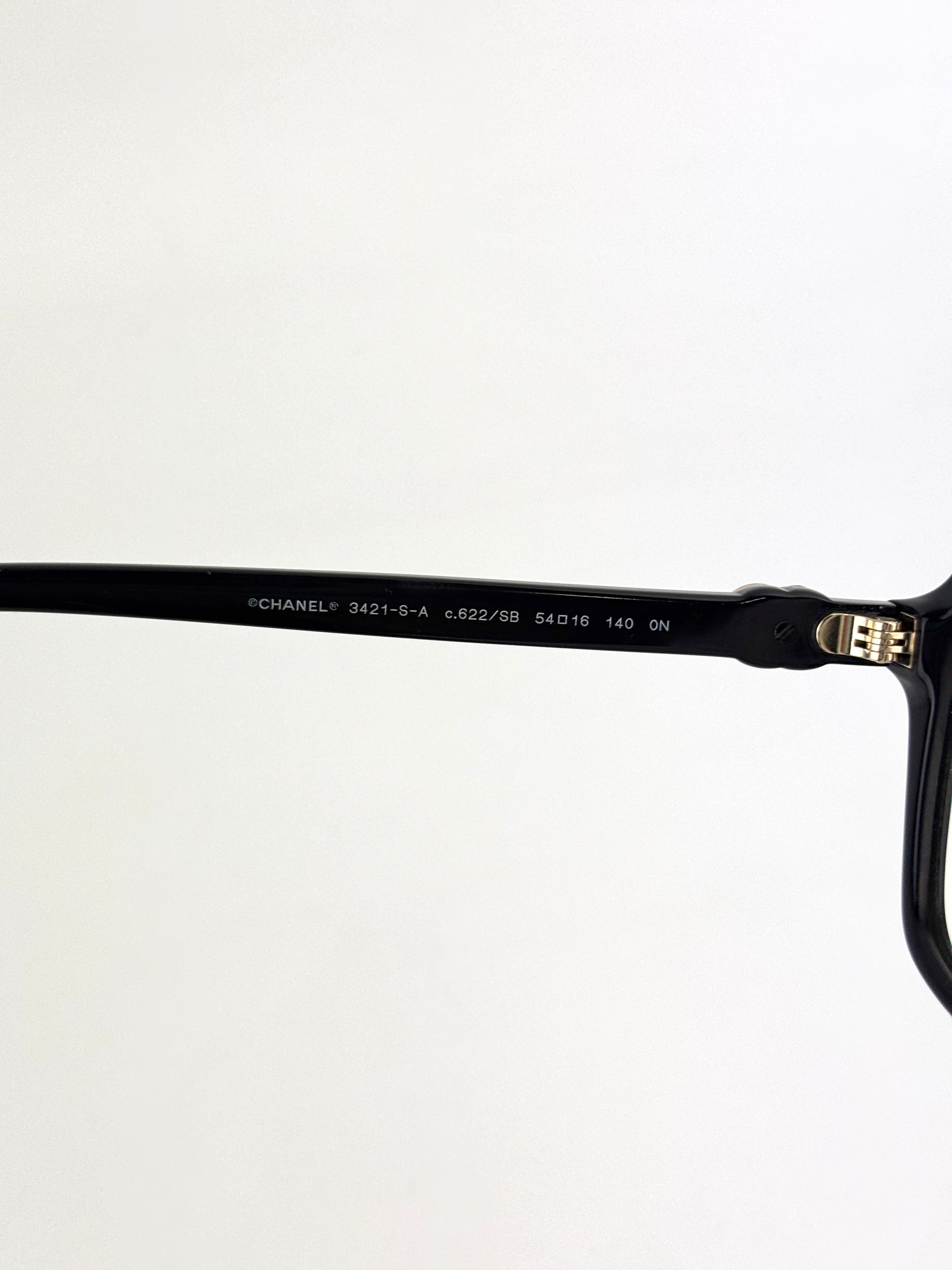 Chanel A71441 Butterfly Blue-Light Glasses Black Acetate