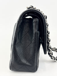 Chanel Medium Black Caviar Classic Flap SHW