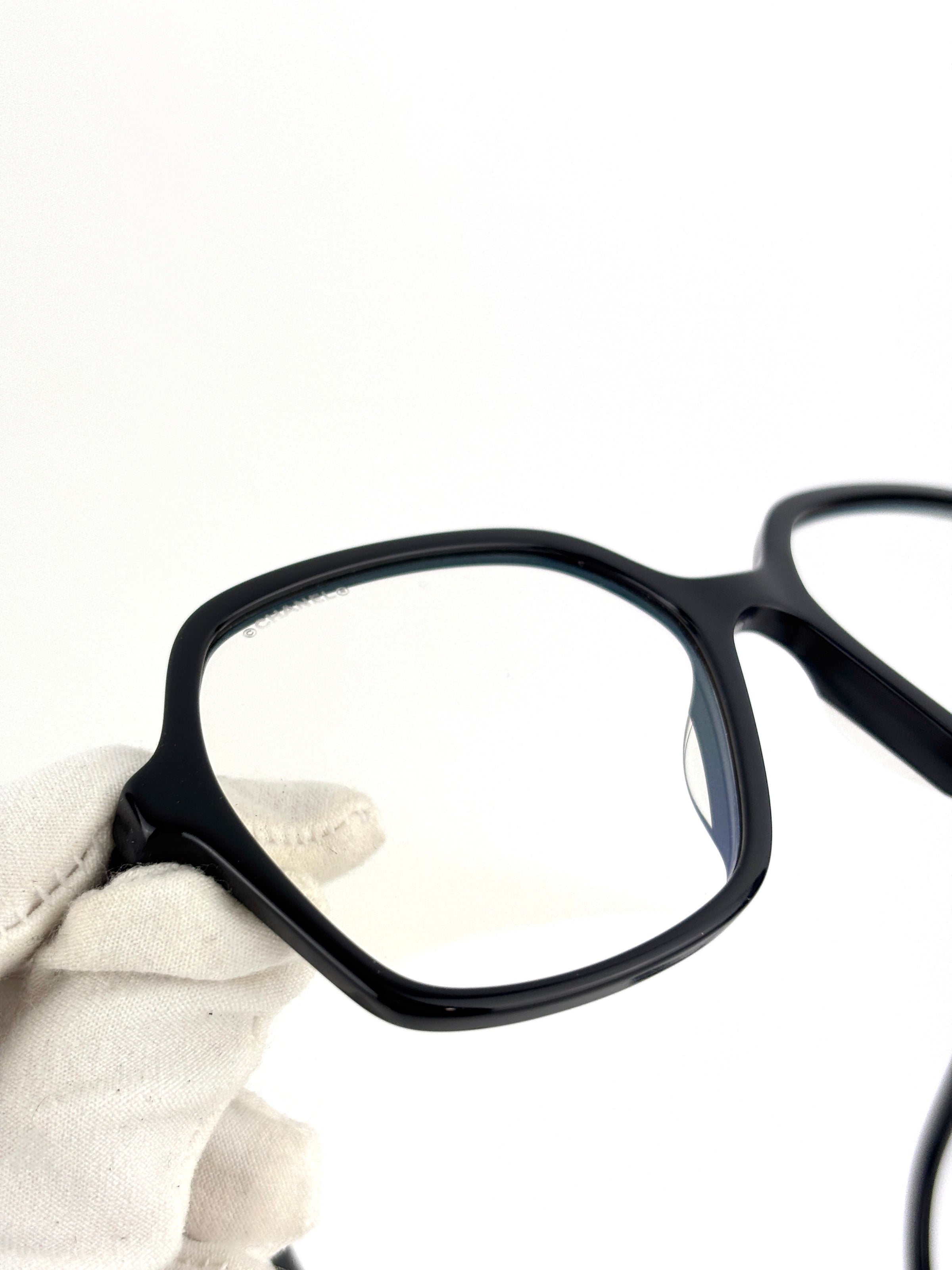 Chanel A71441 Butterfly Blue-Light Glasses Black Acetate