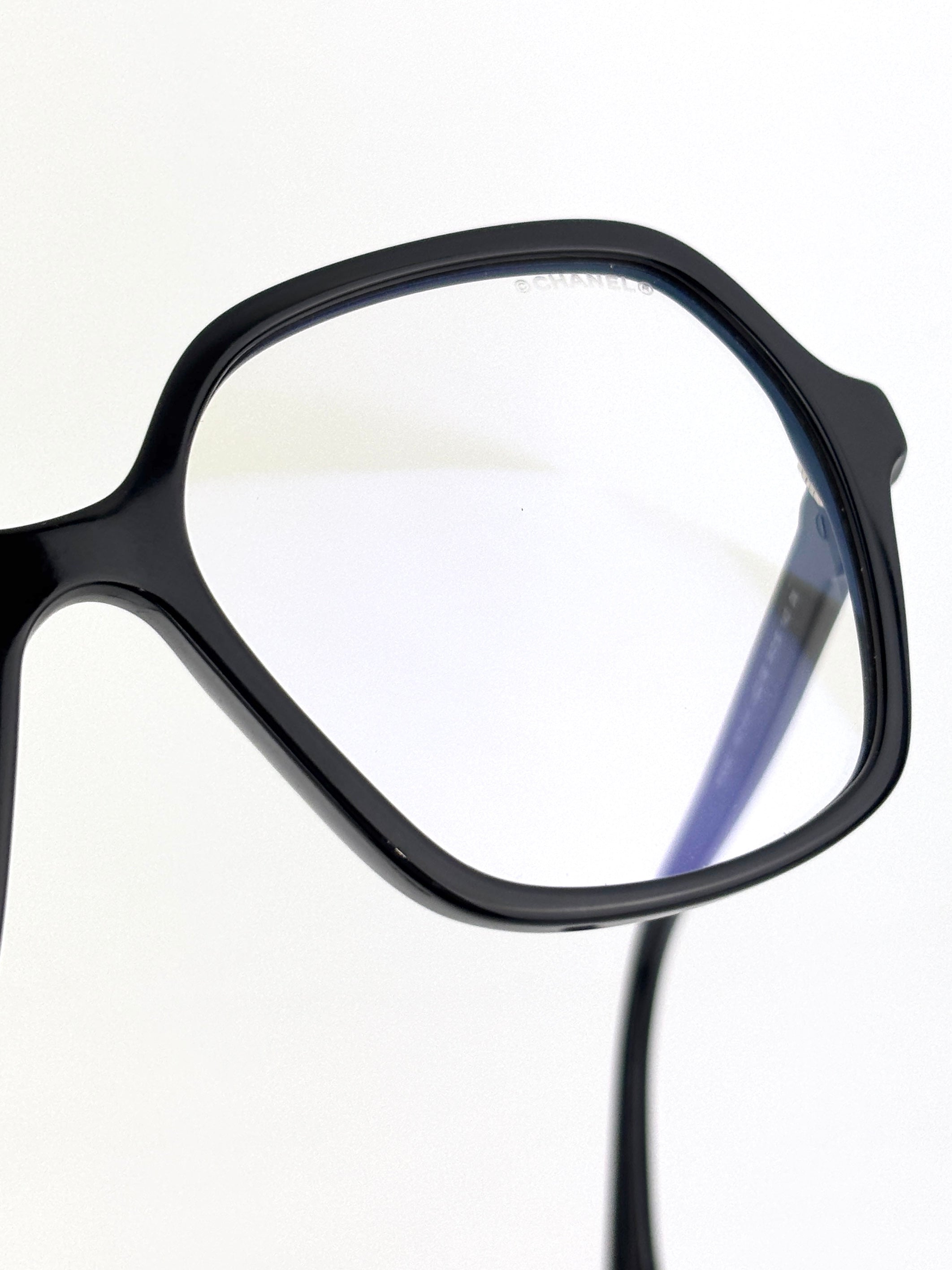 Chanel A71441 Butterfly Blue-Light Glasses Black Acetate