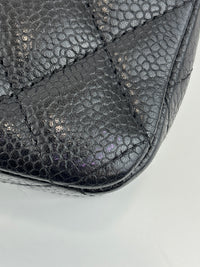 Chanel Medium Black Caviar Classic Flap SHW