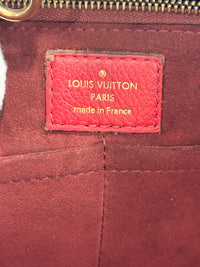 M40459 Kimono Tote in Monogram Canvas and Cerise Red Calfskin