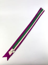 Purple/Green Printed Monster Twilly - Glampot