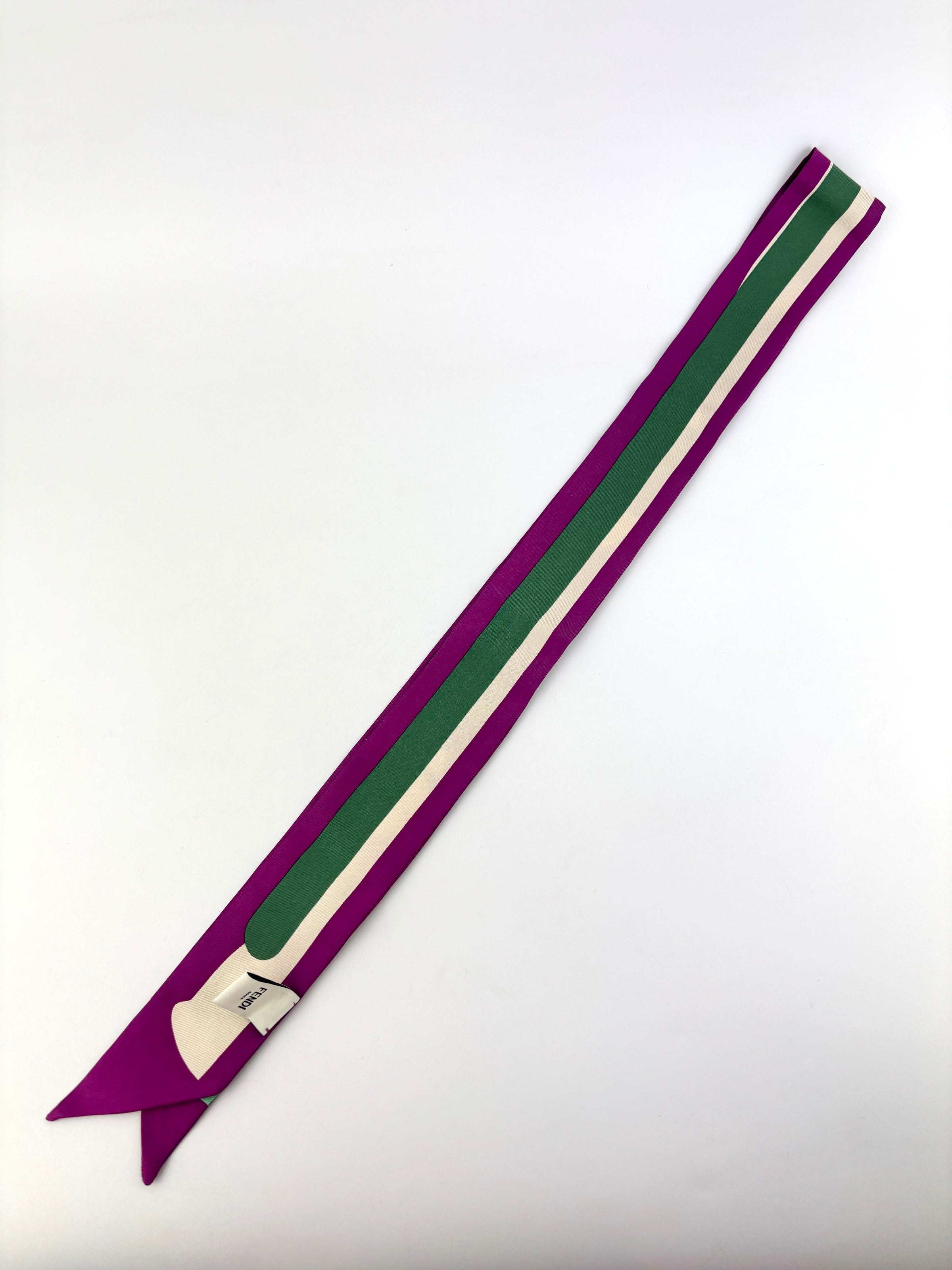 Purple/Green Printed Monster Twilly - Glampot