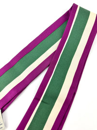 Purple/Green Printed Monster Twilly - Glampot