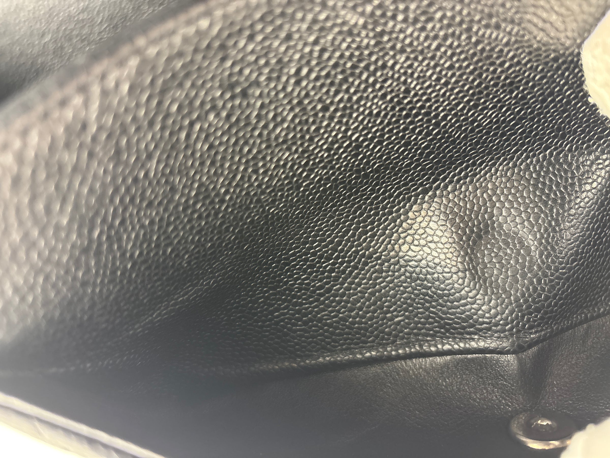 Chanel Medium Black Caviar Classic Flap SHW