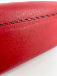 M40459 Kimono Tote in Monogram Canvas and Cerise Red Calfskin