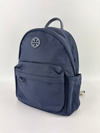 Ella Nylon Backpack in Navy Blue