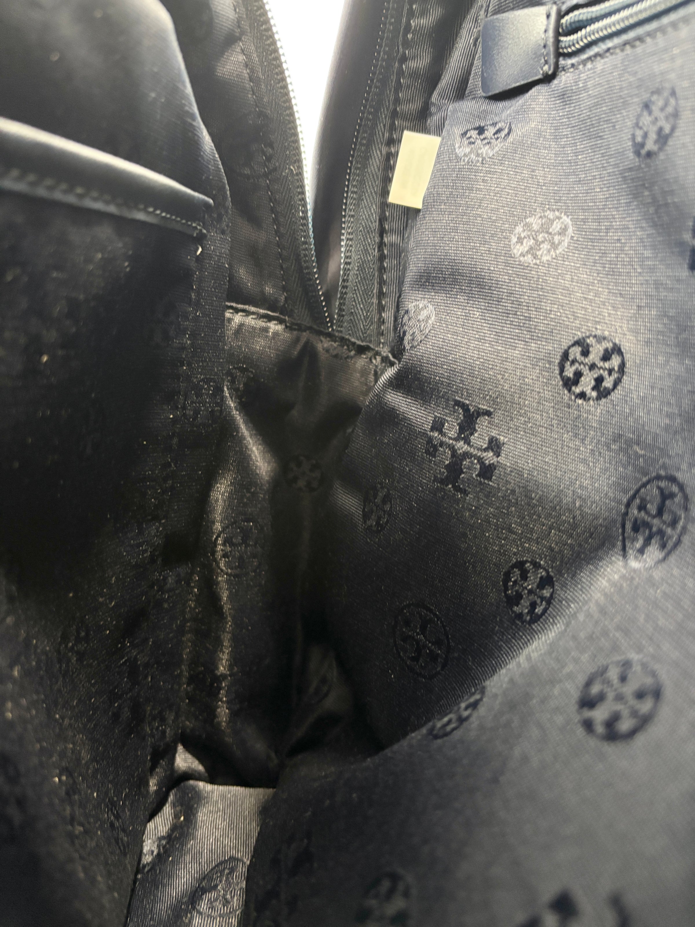 Ella Nylon Backpack in Navy Blue