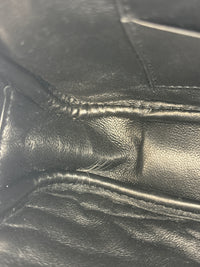 Saint Laurent Mini Lou Camera Bag in Black Chevron Quilted Grained Leather