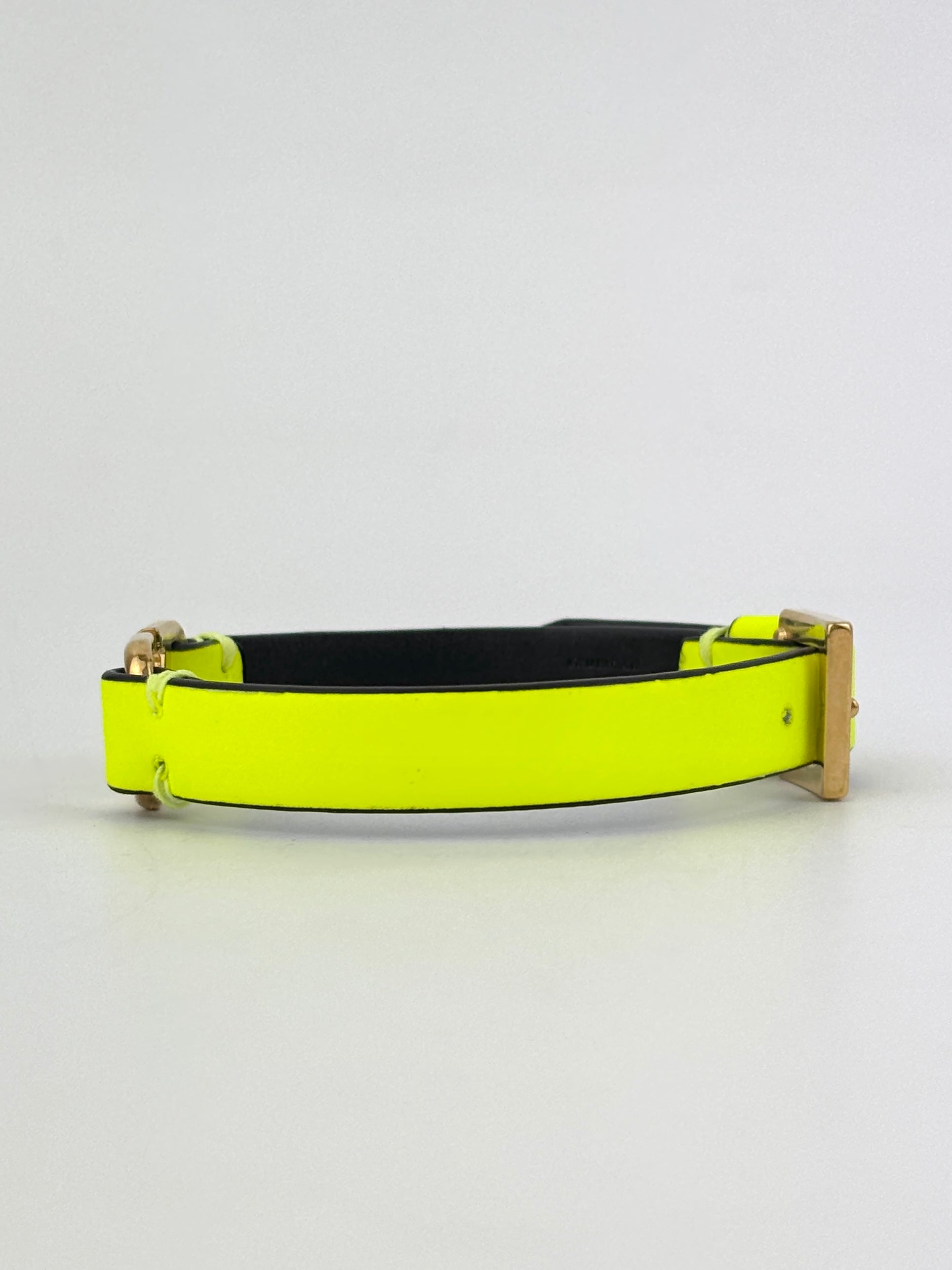 Neon Yellow Vlogo Bracelet
