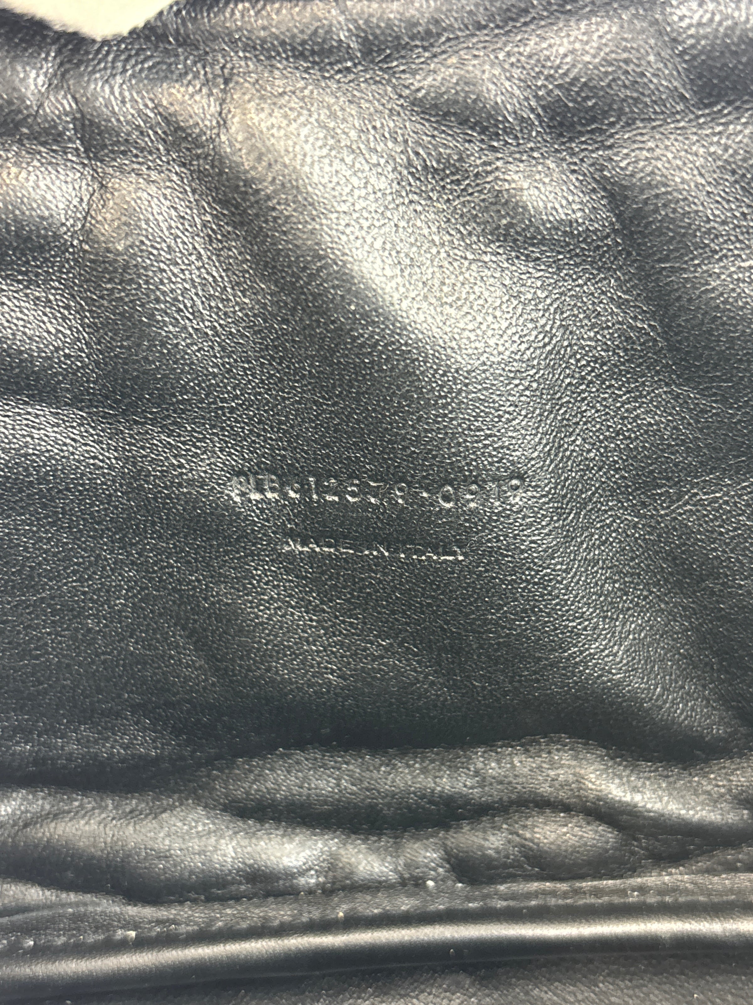 Saint Laurent Mini Lou Camera Bag in Black Chevron Quilted Grained Leather