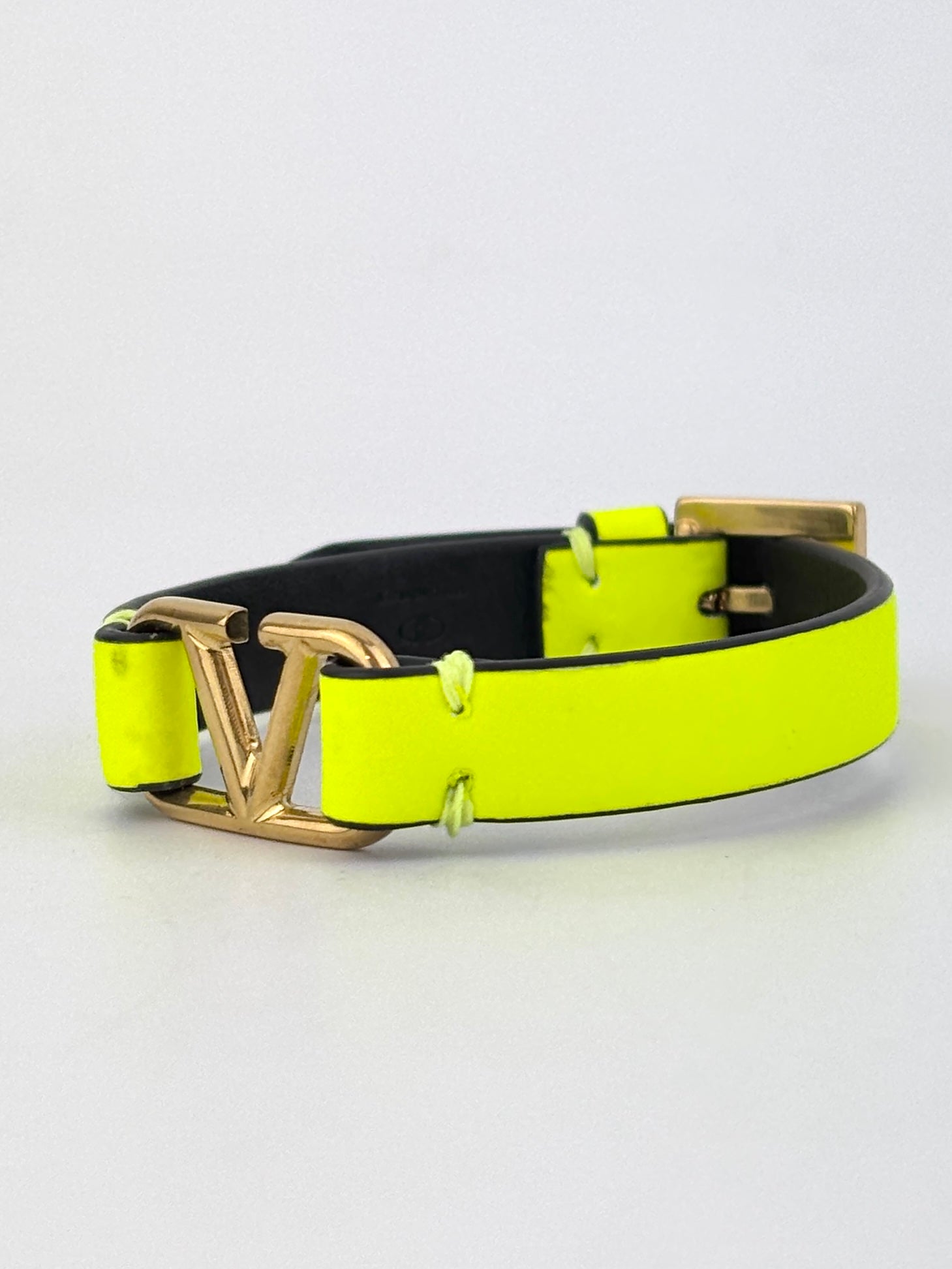 Neon Yellow Vlogo Bracelet