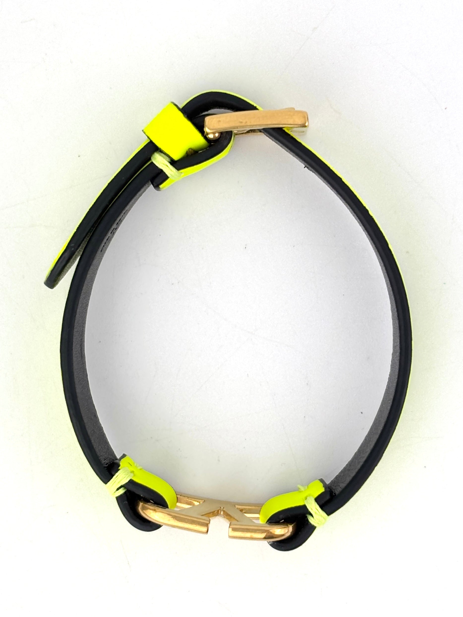 Neon Yellow Vlogo Bracelet