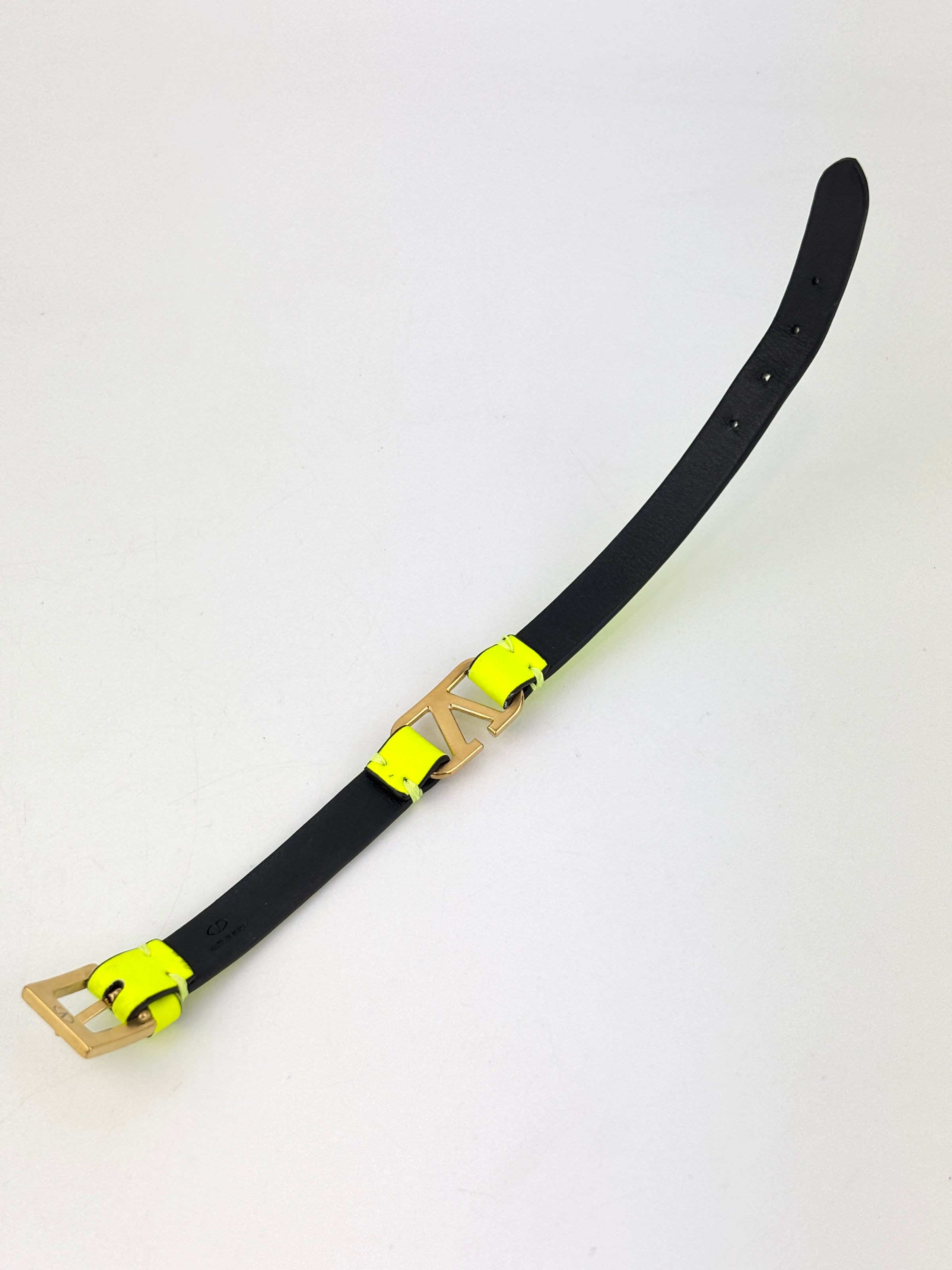 Neon Yellow Vlogo Bracelet