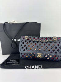 AS2376 See Through Flap Bag Black