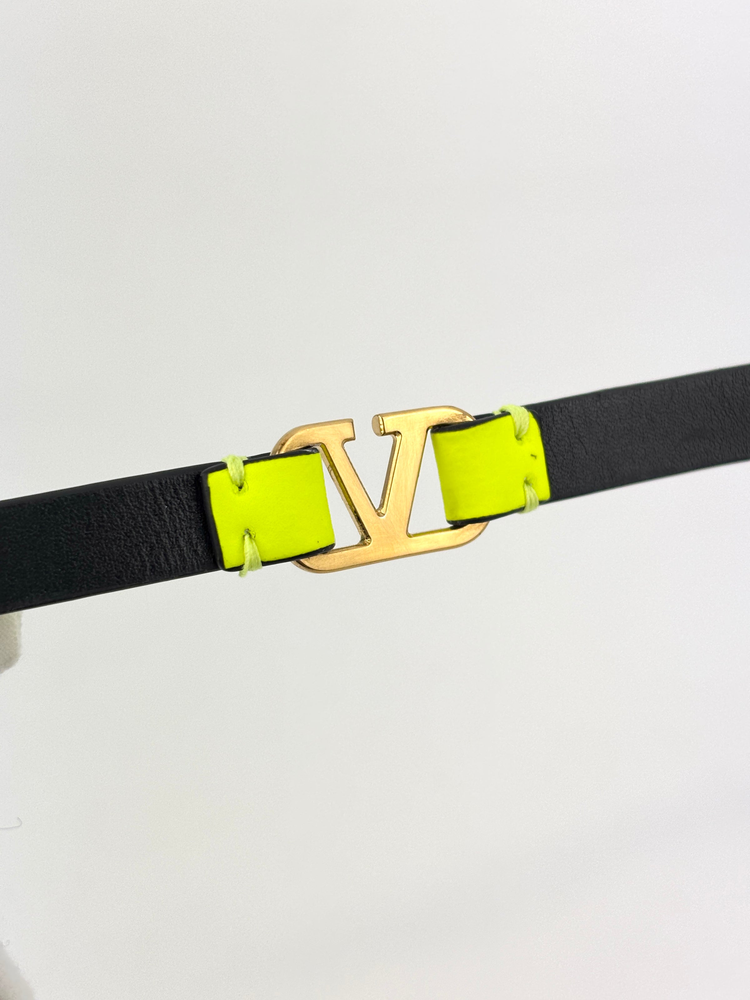 Neon Yellow Vlogo Bracelet
