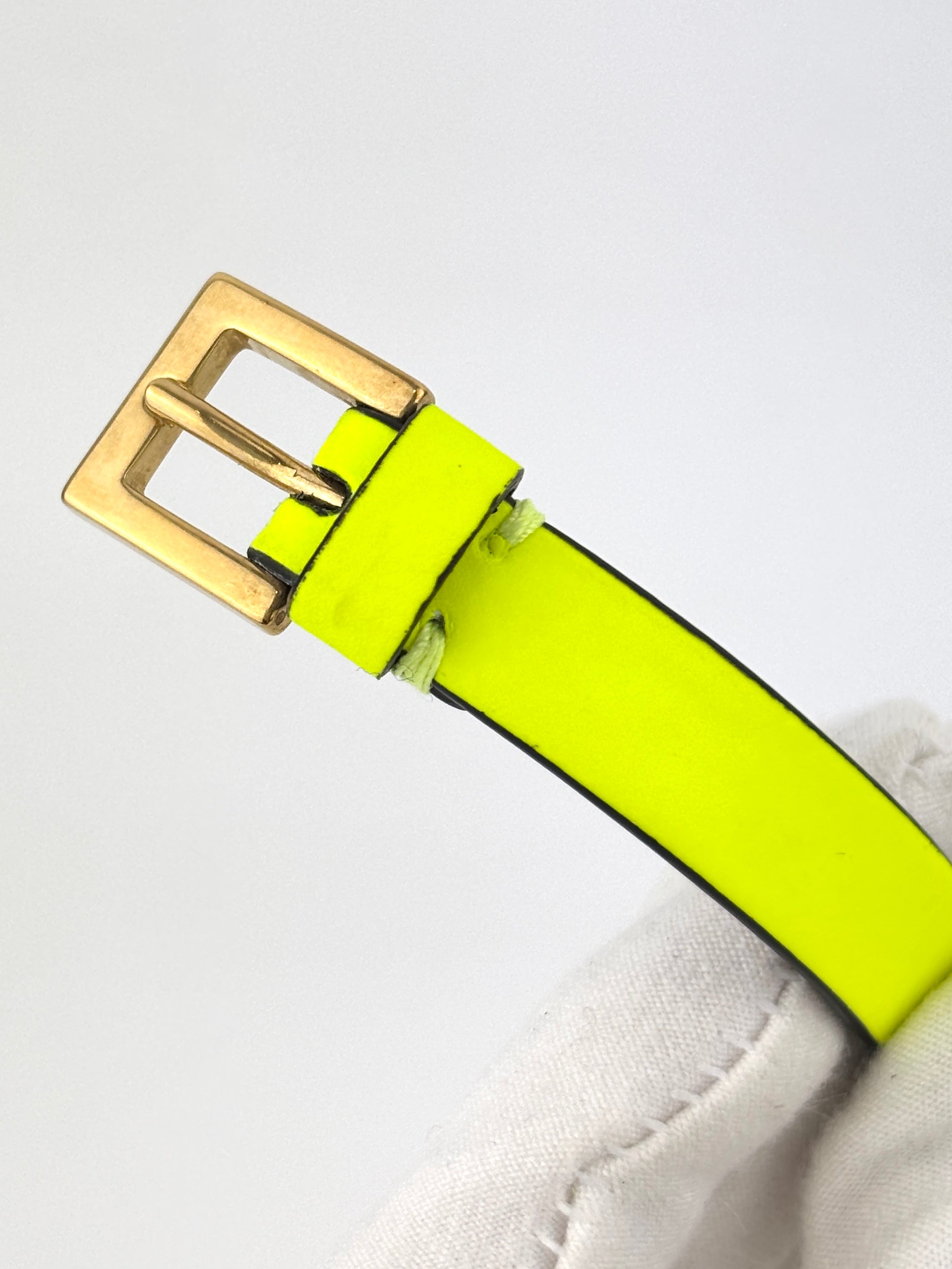 Neon Yellow Vlogo Bracelet