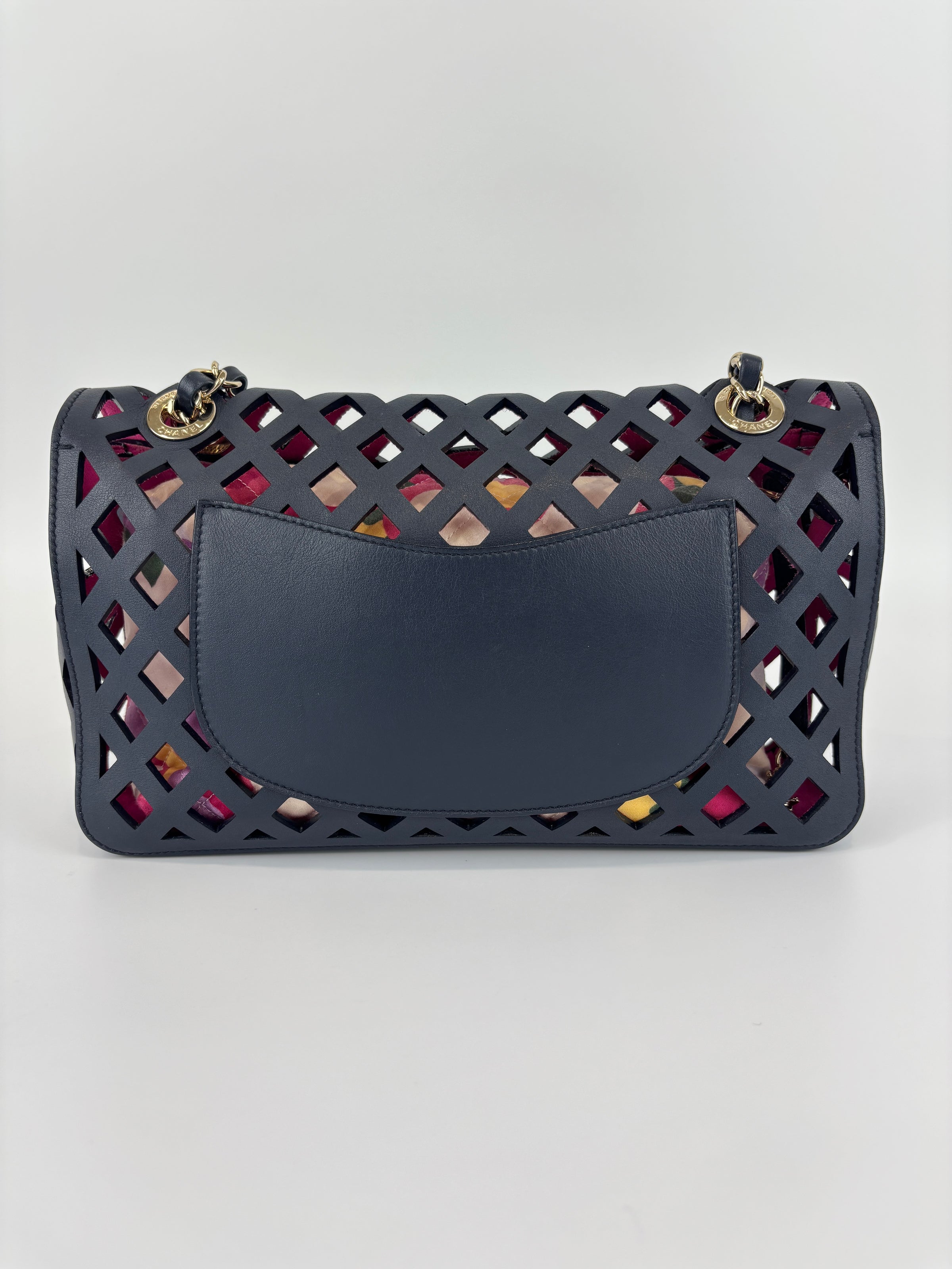 AS2376 See Through Flap Bag Black