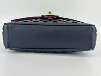 AS2376 See Through Flap Bag Black