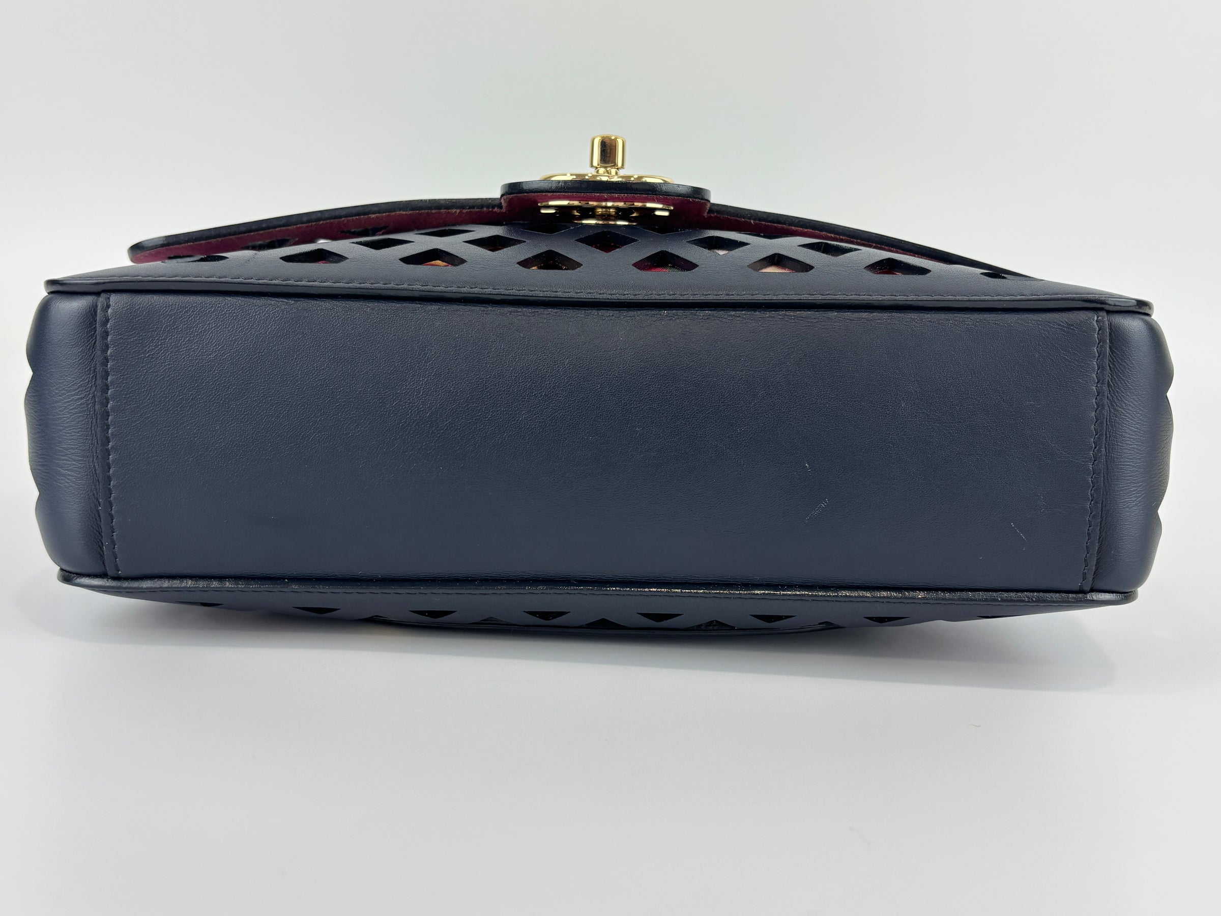 AS2376 See Through Flap Bag Black