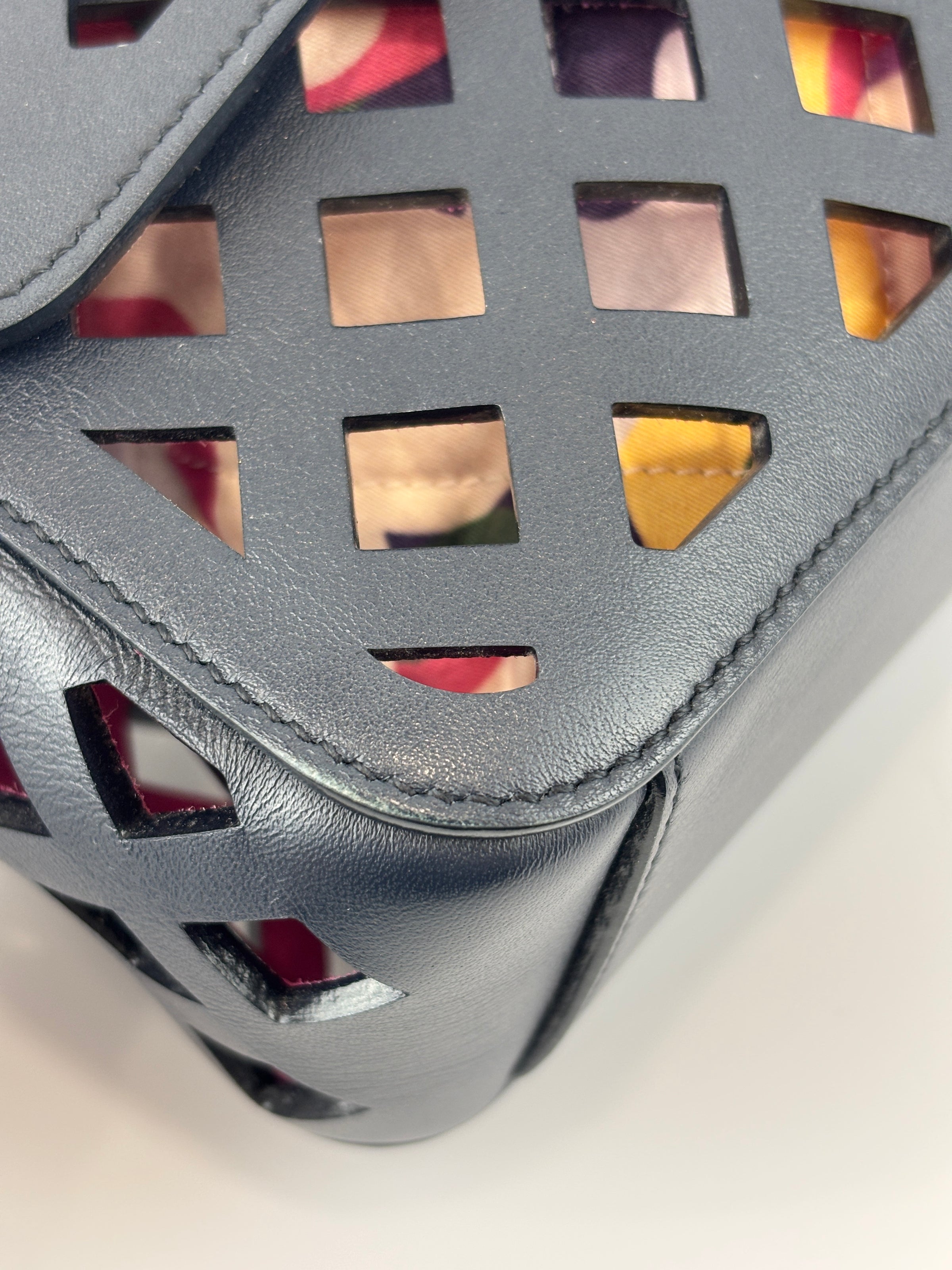 AS2376 See Through Flap Bag Black