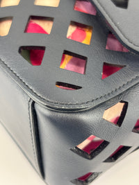 AS2376 See Through Flap Bag Black