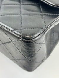 Vintage Small Flap in Black Lambskin GHW