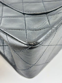 Vintage Small Flap in Black Lambskin GHW