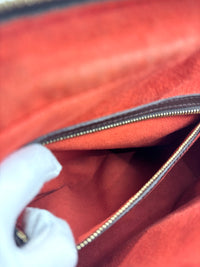 Triana Damier Ebene Top Handle Bag