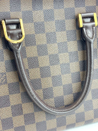 Triana Damier Ebene Top Handle Bag