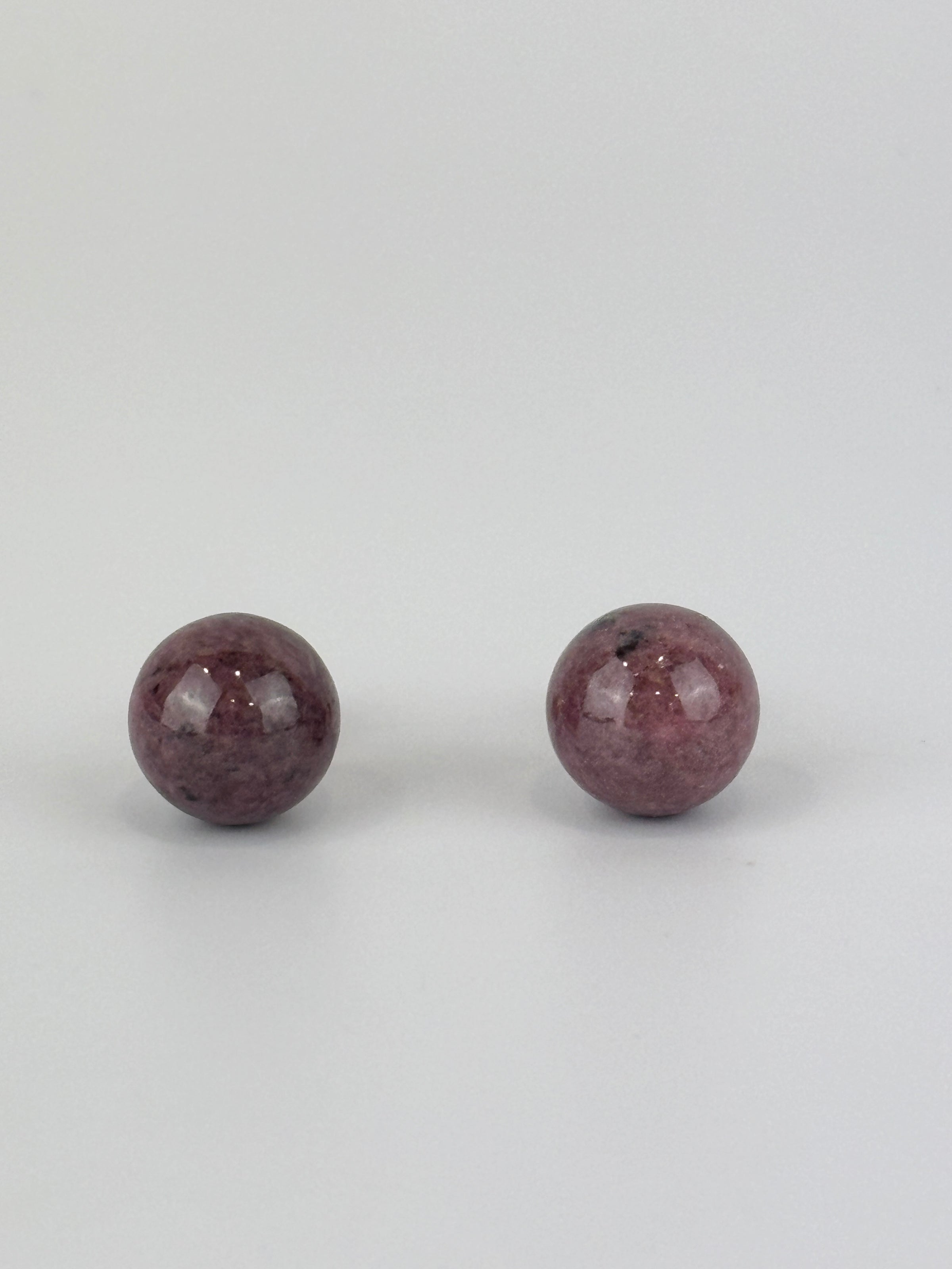 Crystal Star Mise En Dior Tribal Earrings Purple Marbled Resin