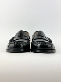 2BD015 Nero Spazzolato Loafers Size 9.5