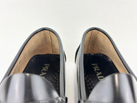 2BD015 Nero Spazzolato Loafers Size 9.5