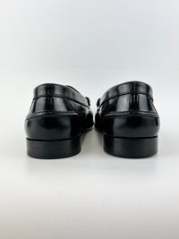 2BD015 Nero Spazzolato Loafers Size 9.5