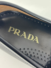 2BD015 Nero Spazzolato Loafers Size 9.5