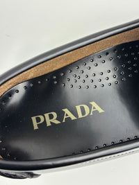 2BD015 Nero Spazzolato Loafers Size 9.5