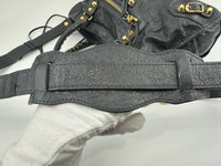 Balenciaga Classic Small City Gris Fossile Lambskin Leather