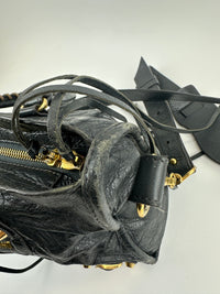 Balenciaga Classic Small City Gris Fossile Lambskin Leather