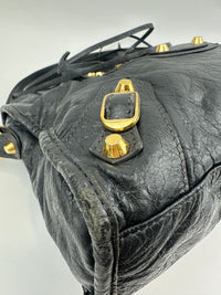 Balenciaga Classic Small City Gris Fossile Lambskin Leather